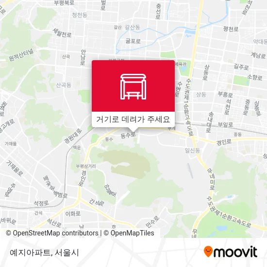 예지아파트 지도