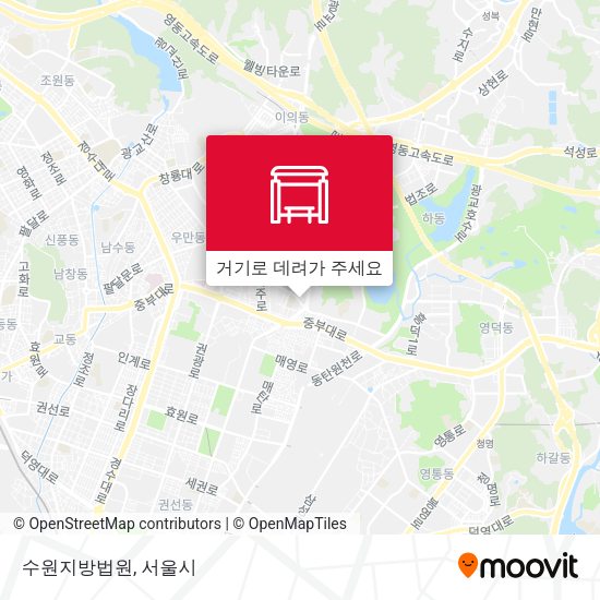 수원지방법원 지도