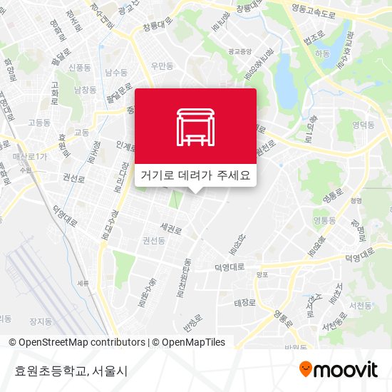 효원초등학교 지도