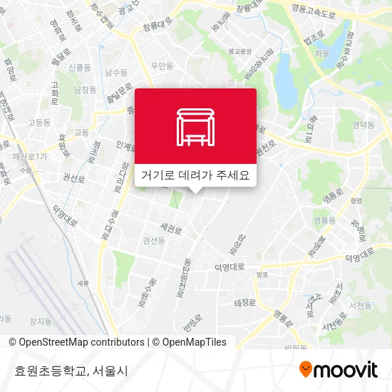 효원초등학교 지도