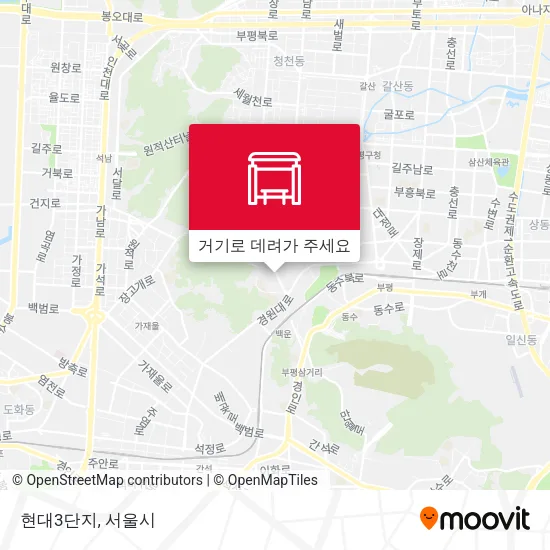 현대3단지 지도