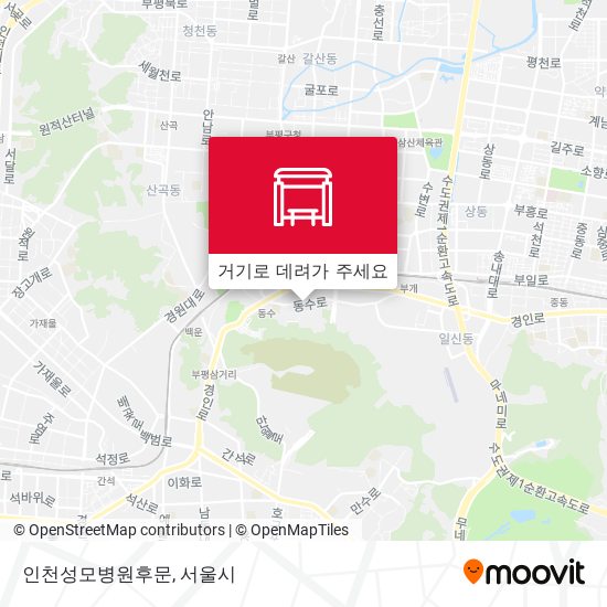 인천성모병원후문 지도