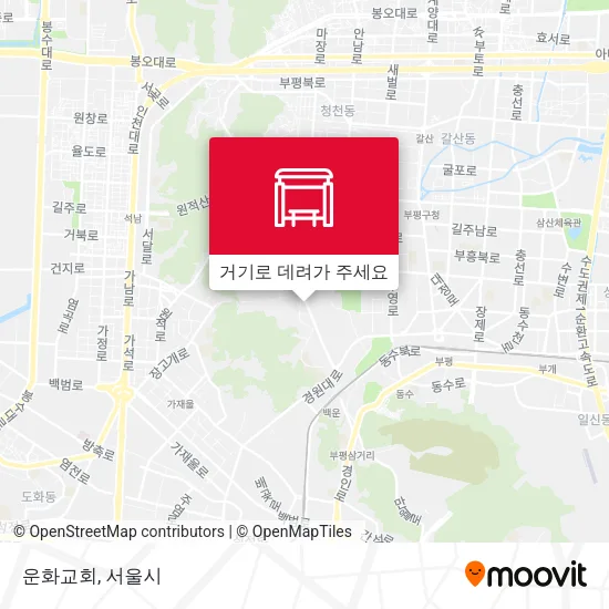 운화교회 지도