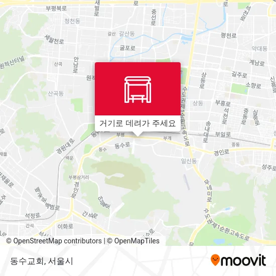동수교회 지도
