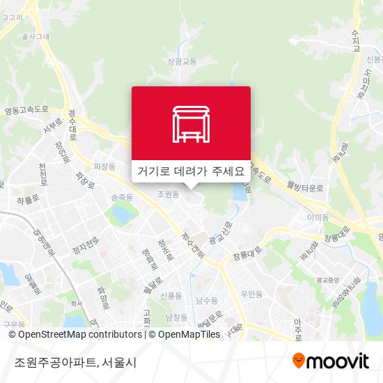 조원주공아파트 지도