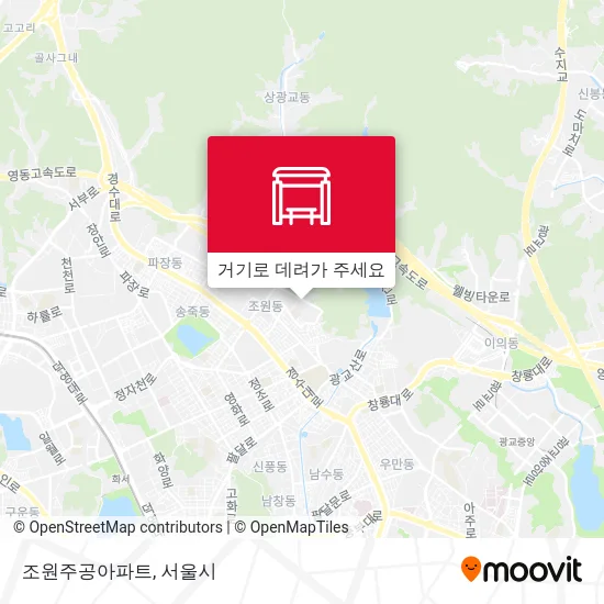 조원주공아파트 지도