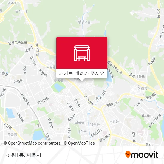 조원1동 지도