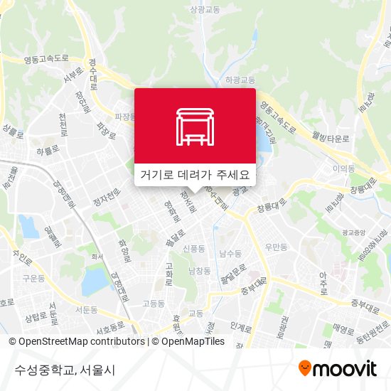 수성중학교 지도