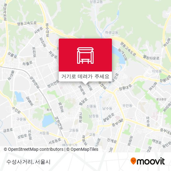 수성사거리 지도