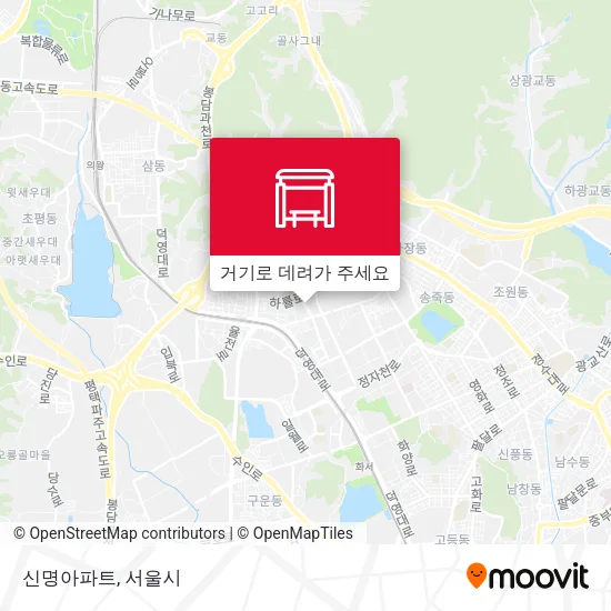 신명아파트 지도