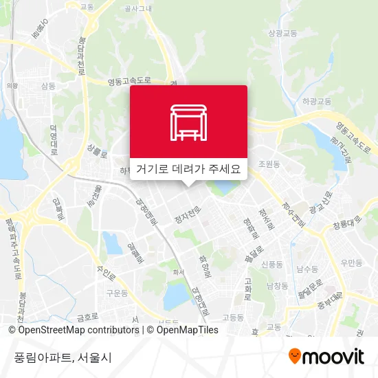 풍림아파트 지도