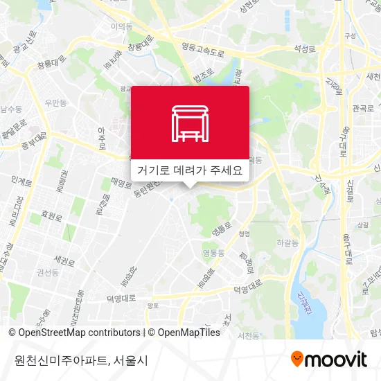 원천신미주아파트 지도