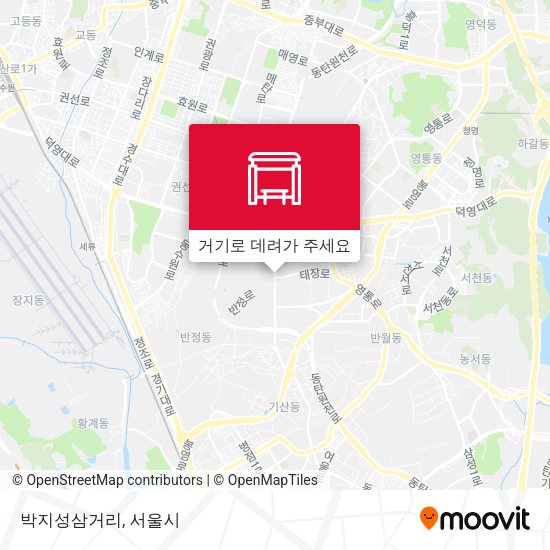 박지성삼거리 지도