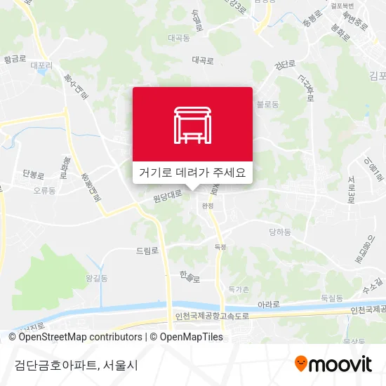 검단금호아파트 지도