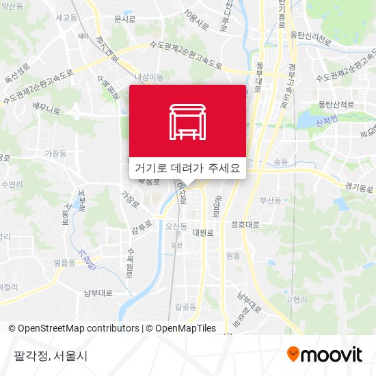 팔각정 지도