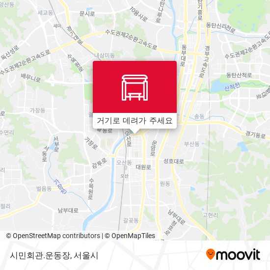 시민회관.운동장 지도