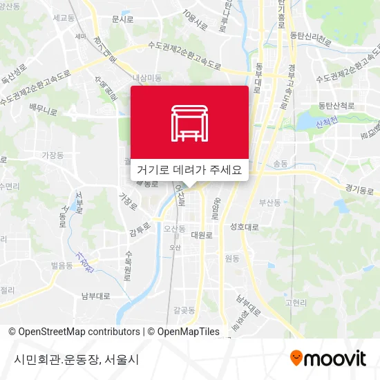 시민회관.운동장 지도