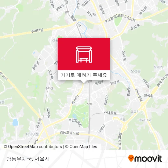 당동우체국 지도