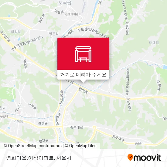 영화마을.이삭아파트 지도