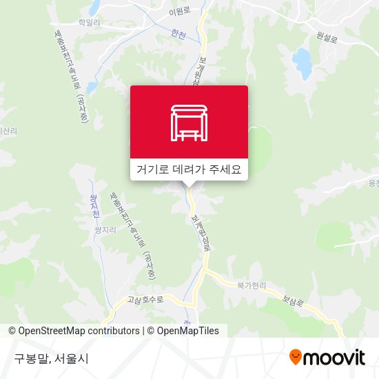 구봉말 지도