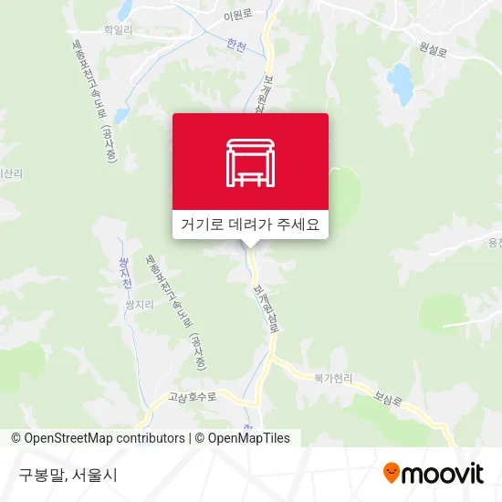 구봉말 지도