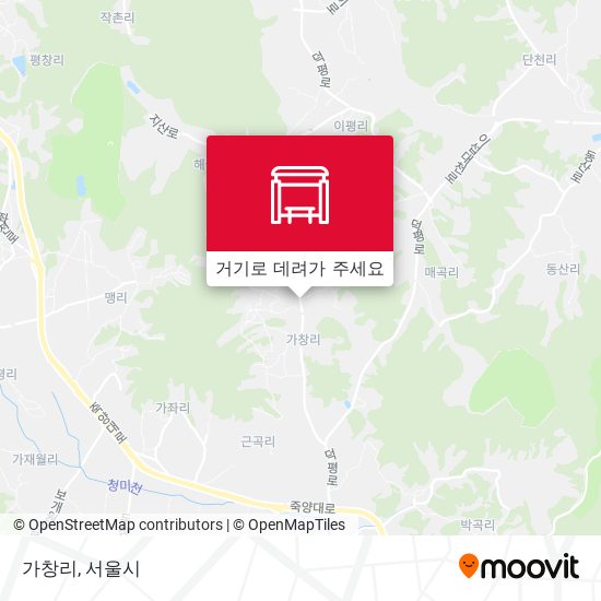 가창리 지도