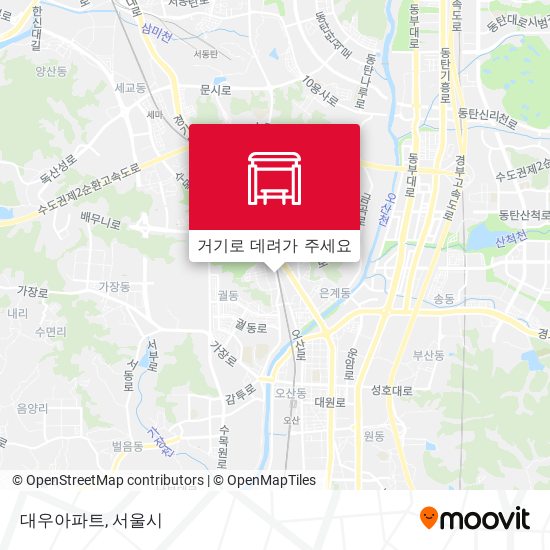 대우아파트 지도