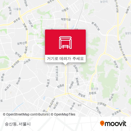 송산동 지도