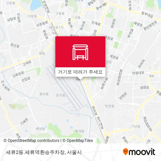 세류2동.세류역환승주차장 지도