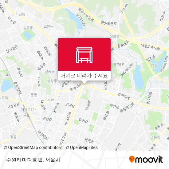 수원라마다호텔 지도