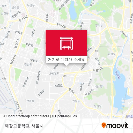 태장고등학교 지도