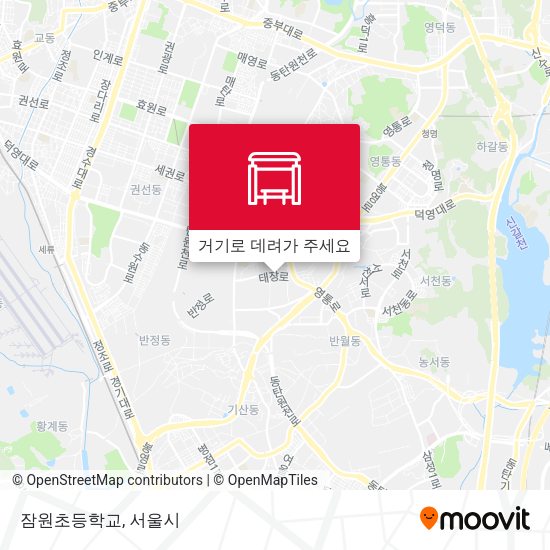 잠원초등학교 지도