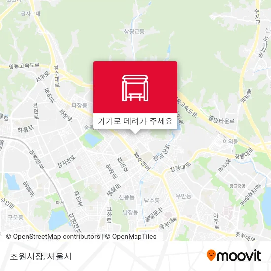 조원시장 지도