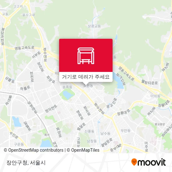 장안구청 지도