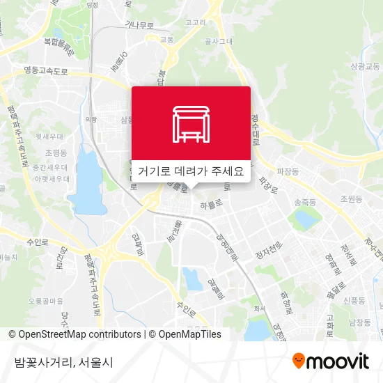 밤꽃사거리 지도