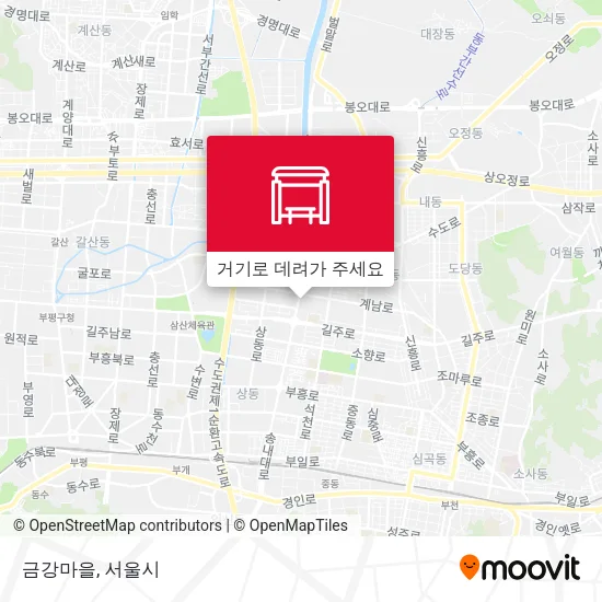 금강마을 지도