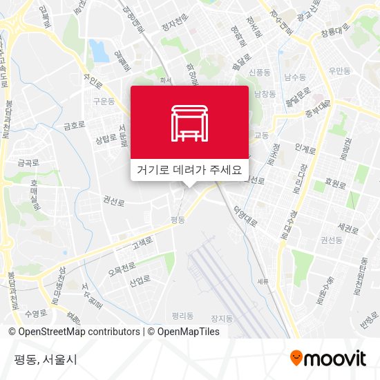 평동 지도