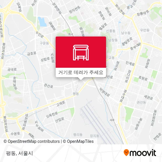 평동 지도