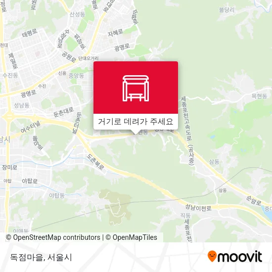 독점마을 지도