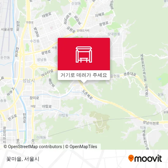 꽃마을 지도