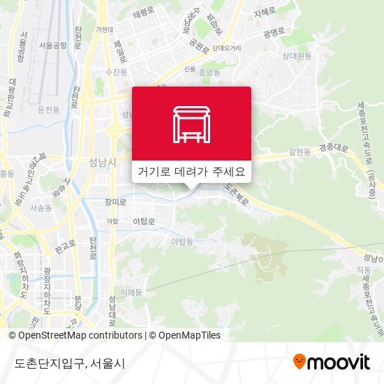 도촌단지입구 지도