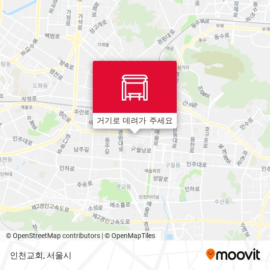 인천교회 지도