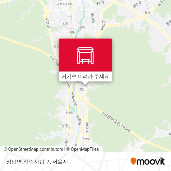 장암역.석림사입구 지도