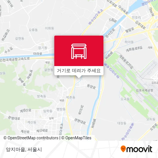 양지마을 지도