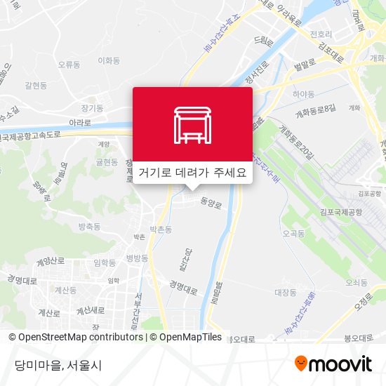 당미마을 지도