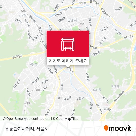 유통단지사거리 지도