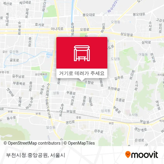 부천시청.중앙공원 지도