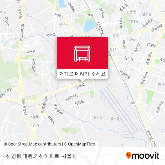 신병원.대원.거산아파트 지도