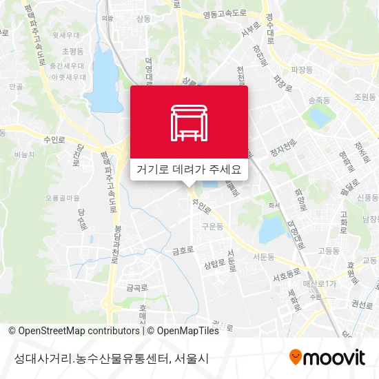 성대사거리.농수산물유통센터 지도
