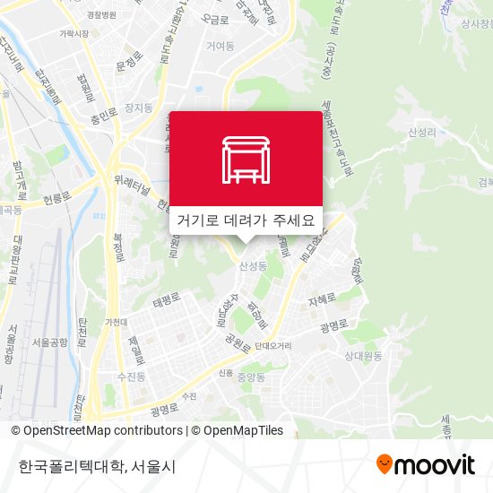 한국폴리텍대학 지도